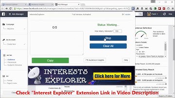 Discover Unlimited High Converting Hidden Facebook Interests list - Facebook Interest Targeting Tool