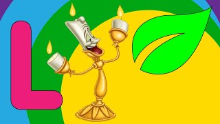 Learn the Alphabet Coloring Page - Letter L - Educational Video