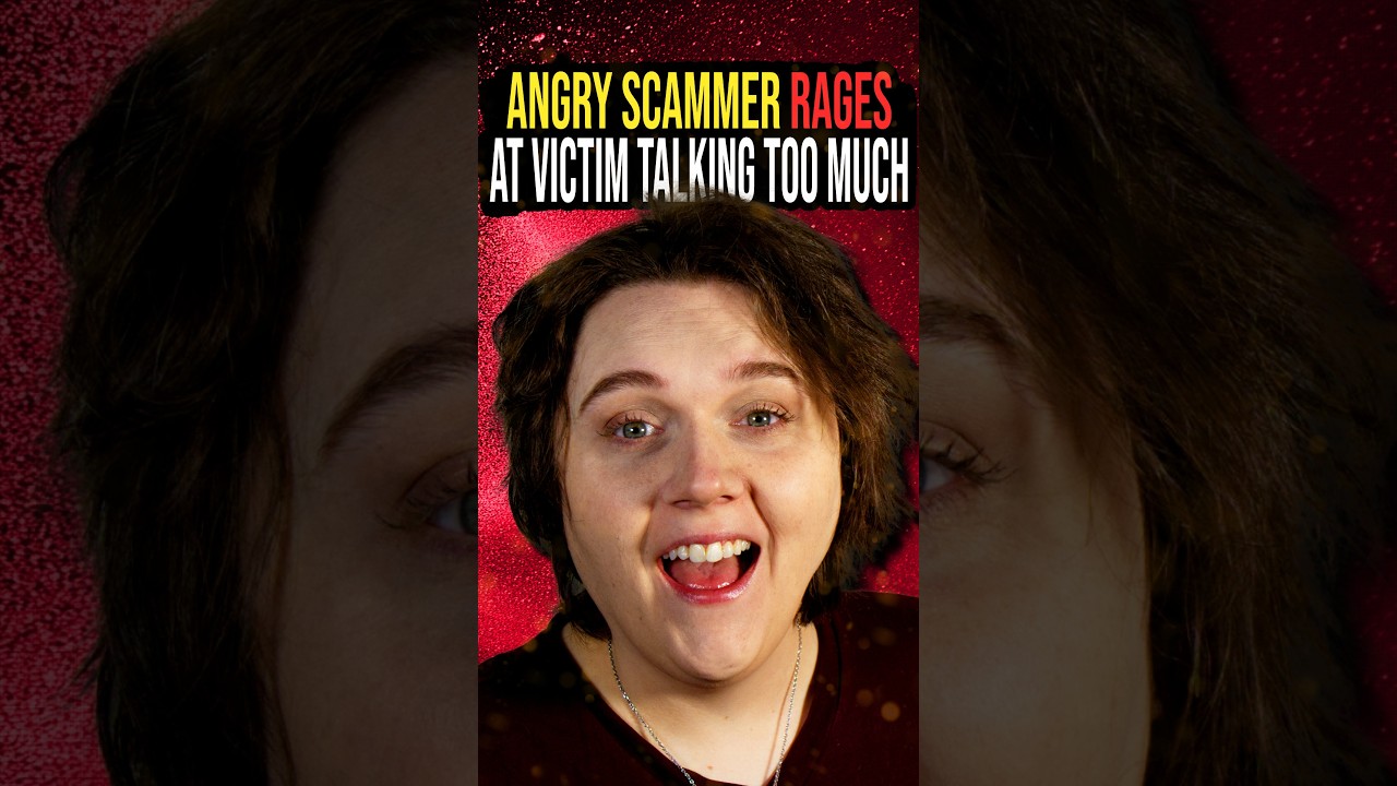 Angry Scammer Rages At 'Victim' Talking Too Much