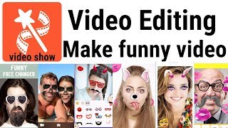 নিজেই তৈরি করুণ ফানি ভিডিও। Funny video make। Video show App Review screenshot 1