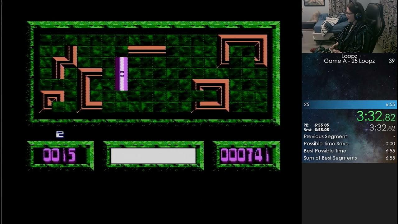 Loopz (NES) Game A (25 Loopz) in 529 YouTube
