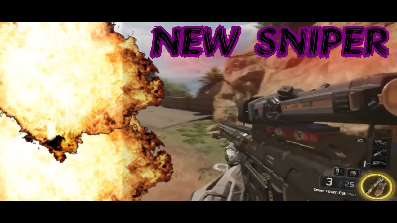 BO3 POWER BOLT SNIPER GAMEPLAY!!!