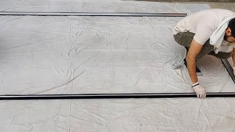 How  to Installation fixed frame projector screen | Elcor fix frame screen | unboxing