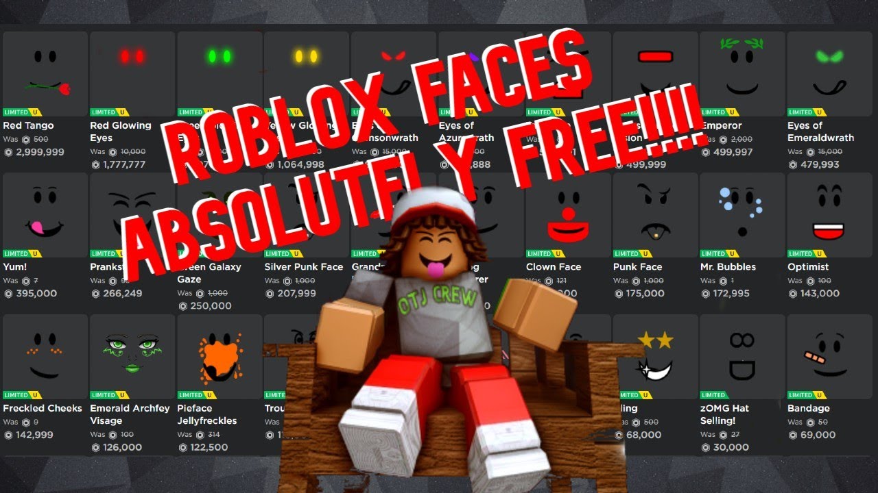 How to get FREE FACES on Roblox ‧₊˚✩ 