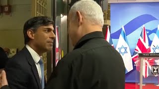 Full Support Sah!!! Rishi Sunak's Kiss-Fail In Israel