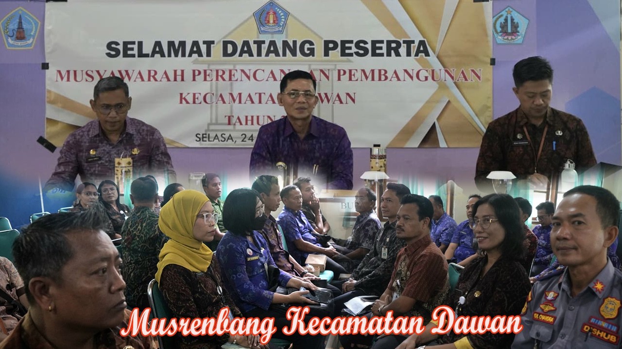 Bupati Klungkung Buka Musrenbang Kecamatan Dawan, Ajak Gali Potensi Desa Tingkatkan PAD