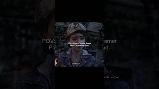 When a Christian Gamer Plays The Walking Dead. #reels #shorts