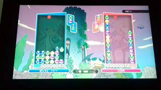 Puyo Puyo Tetris a cool 9 chain with all clear