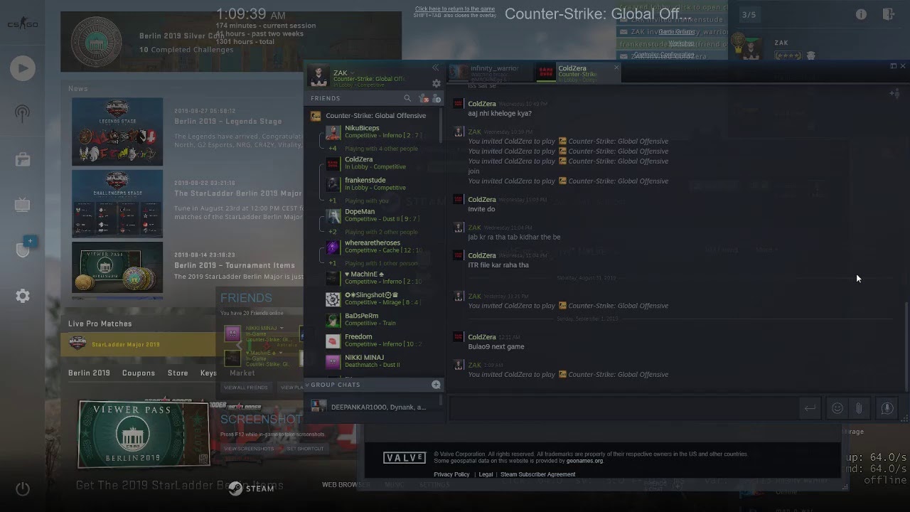CSGO MM with my bois! giveaway M4A1 S Flashback | MP7 Powercore | P250 ...