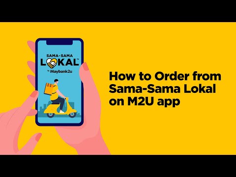 How to order from Sama-Sama Lokal via M2U App