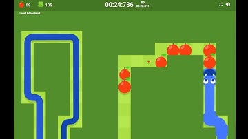 Google Snake Level Editor - Level 5 in 27.270s (Speed Normal)