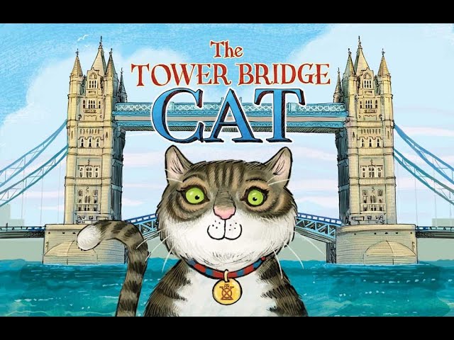 Tower Bridge Cat - Reading by Tee Dobinson