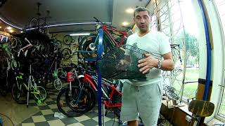 Корзина Kellys City на велосипедный багажник. Видео обзор от магазина VeloViva. Киев, Вербицкого 36