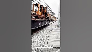 Precision Work Tool Automatic Rail Laying Machine for Fast Track Construction