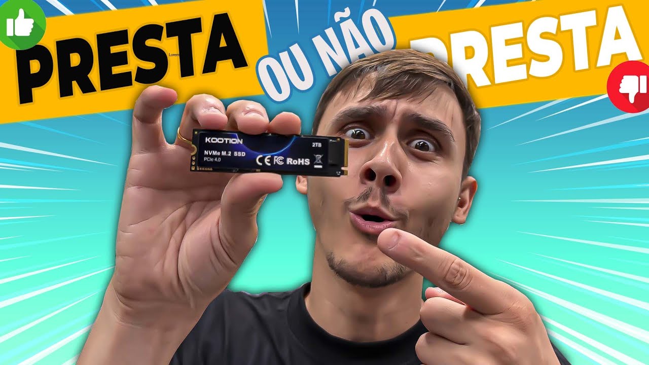 Testamos o SSD NVME de 2TB Mais Rápido do ALIEXPRESS  I KOOTION X16 Será que Presta?
