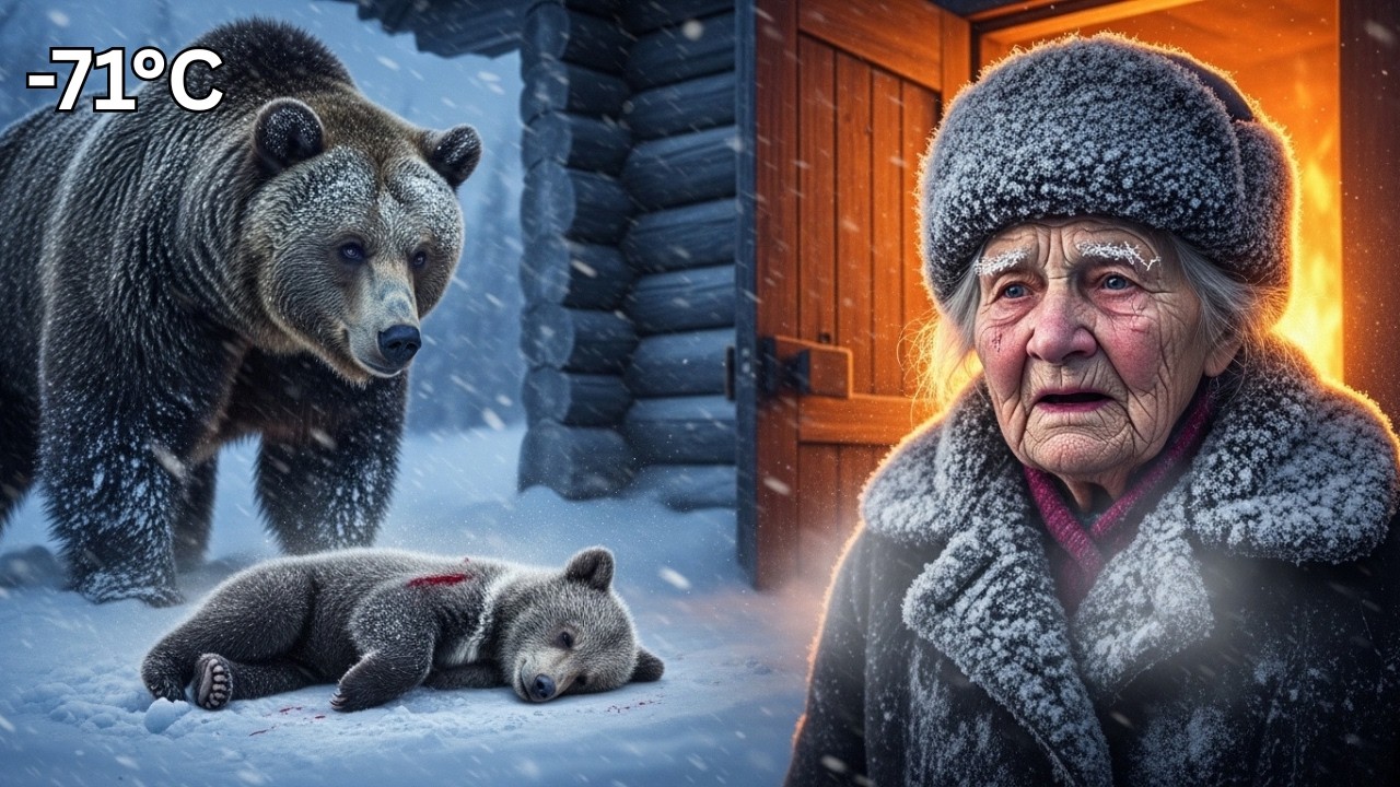 A Wild Bear Brought Her Dying Cub to a 90-Year-Old Woman at -71°C | Unbelievable True Story