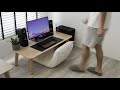 Minimalist Desk Setup | Floor Chair & Desk (Weird.)