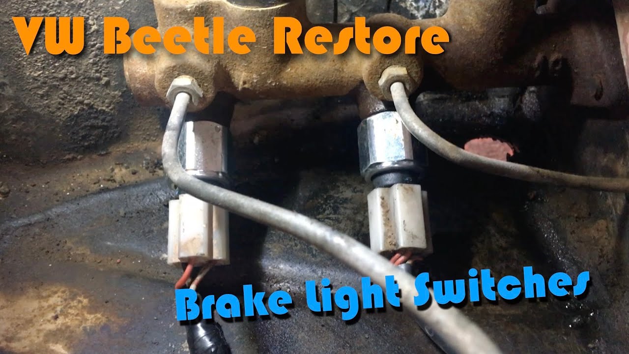 Replacing VW Beetle Brake Light Switches - YouTube