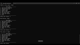 Music Playlist Manager in C | Data Structures Project | IA-2 Submission | Neel Parikh | Kritvi Rawat
