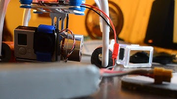 Testing The 2 Axis "Cheap Chinese" Brushless Gimbal for the DJI Phantom Quadcopter