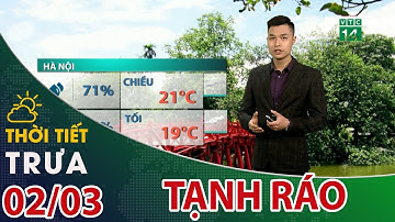 Thời tiết trưa, chiều 02/03/2021: Không khí lạnh tăng cường, miền Bắc chuyển tạnh ráo| VTC14