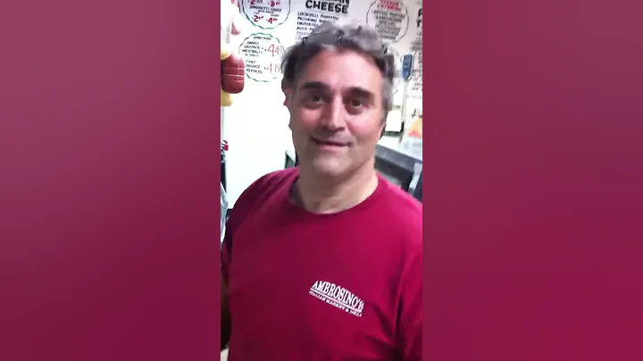 Freaky fast sandwich wrapping at Ambrosinos