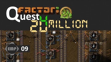 Factorio | Quest4 20 Million Ep. 09 - Military Science! | Mass Production 3 Achievement