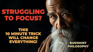 Struggling to Focus? This 10 Minute Trick Will Change Everything! | Buddhist Philosophy | Podcast