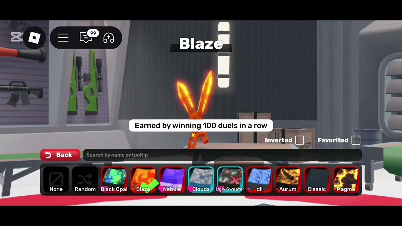Roblox Rivals - Finally Earned The Blaze Wrap !! 🔥 Win 100 Duels In A ...