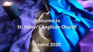 A Service for the Second Sunday of Advent - Dec 6, 2020
