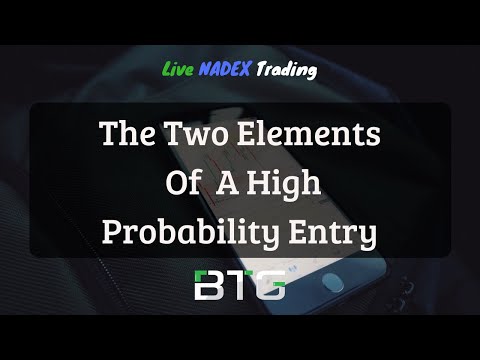 The Two Elements Of A High Probability Entry – Live NADEX, Forex Trading