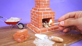 Cómo Hacer Increíbles Mini Ladrillos y Construir una Mini Chimenea