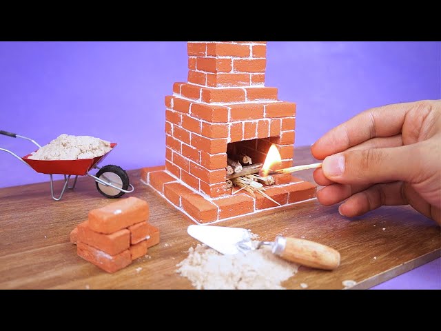 Cómo Hacer Increíbles Mini Ladrillos y Construir una Mini Chimenea