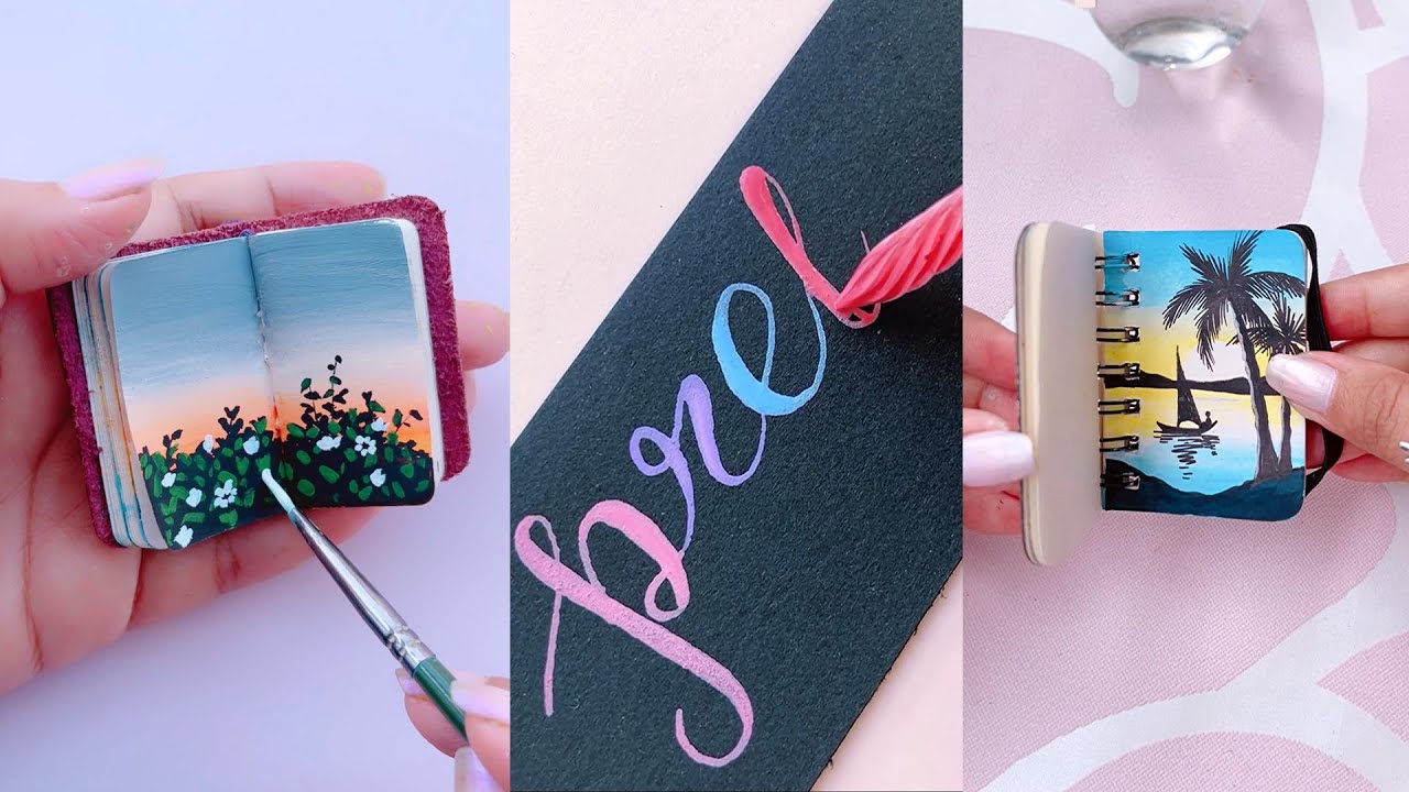 13 Easy Painting hacks & Art Ideas for beginners art painting YouTube