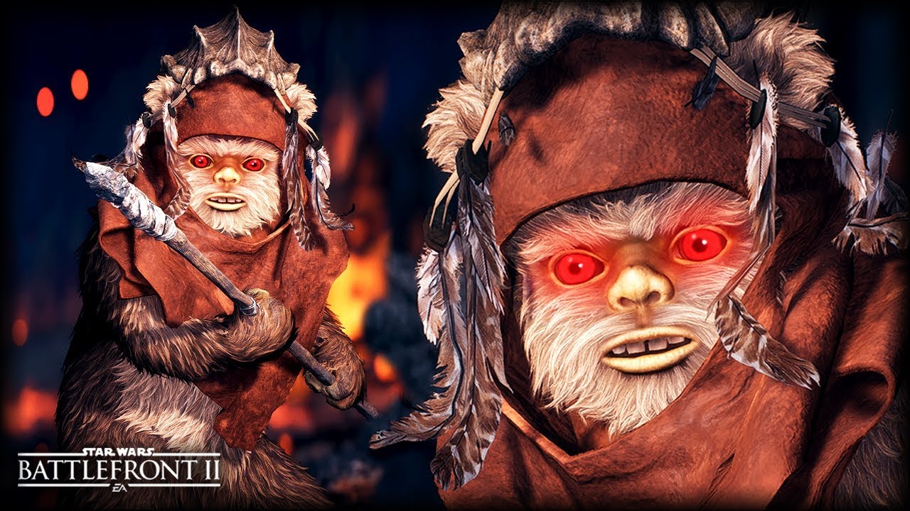 Star Wars Battlefront 2 EVIL EWOKS - Funny Gameplay Moments (SCARIEST GAME EVER!) gaming logo