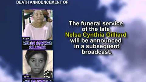 Nelsa Cynthia Gilliard Short