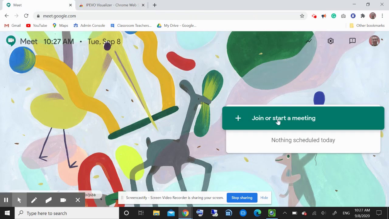 How to fix mirrored Google Meet Using IPEVO Visualizer
