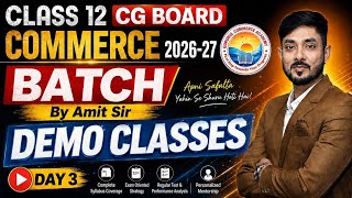 CLASS 12 CG BOARD COMMERCE 2026-27 BATCH DEMO CLASSES DAY-3