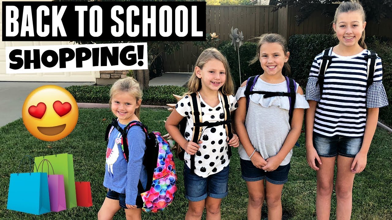 BACK TO SCHOOL SHOPPING AT THE MALL!