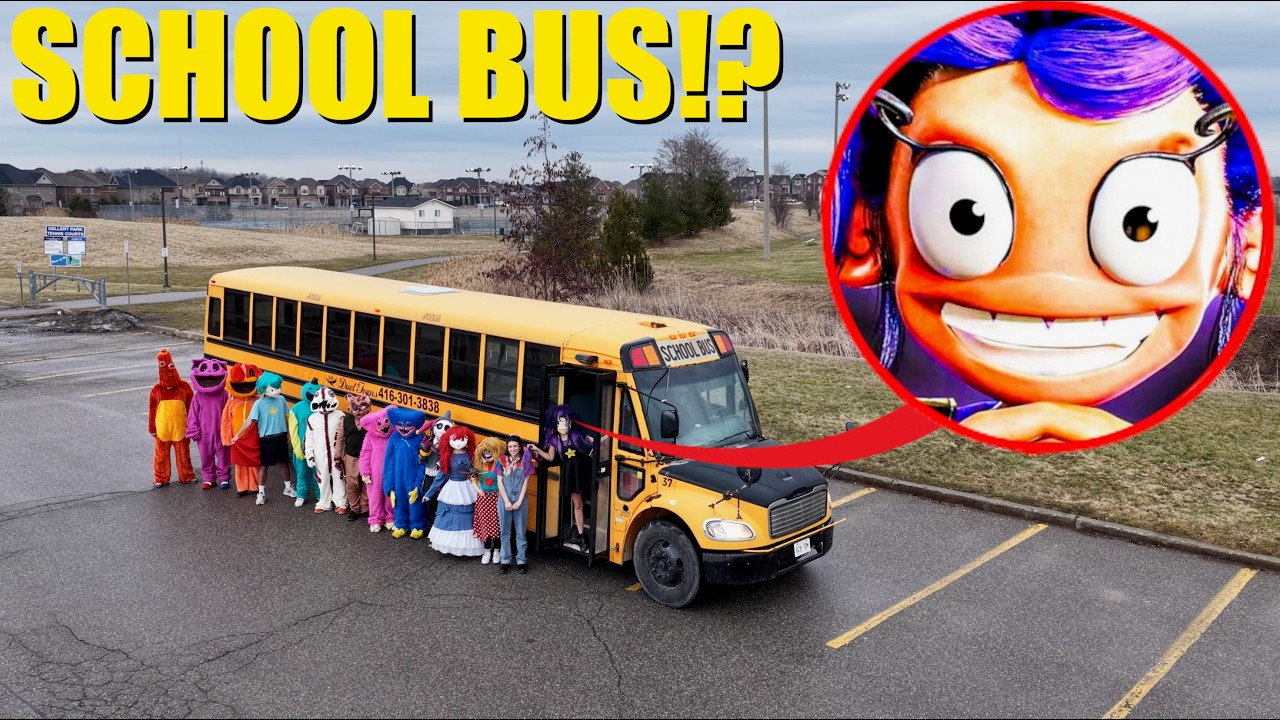 We Snuck on Lilly Love Braid’s School Bus in Real Life! (Poppy Playtime Chapter 5)