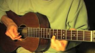 Fingerpicking Blues Lesson/TAB available - Drop-D Blues chords