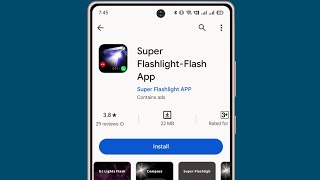 Super Flashlight App Kaise Use Kare || How To Use Super Flashlight App || Super Flashlight App screenshot 2