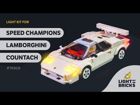 LEGO Speed Champions Lamborghini Countach #76908 Light Kit – Light