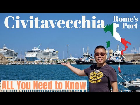 Wideo: Rzym i port Civitavecchia