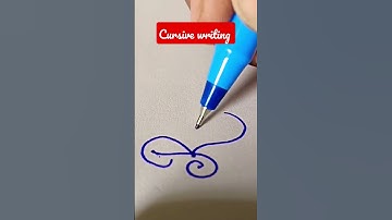 Cursive Handwriting Tutorial | Cursive Writing #cursive #cursivewriting #shorts #trending #nameart
