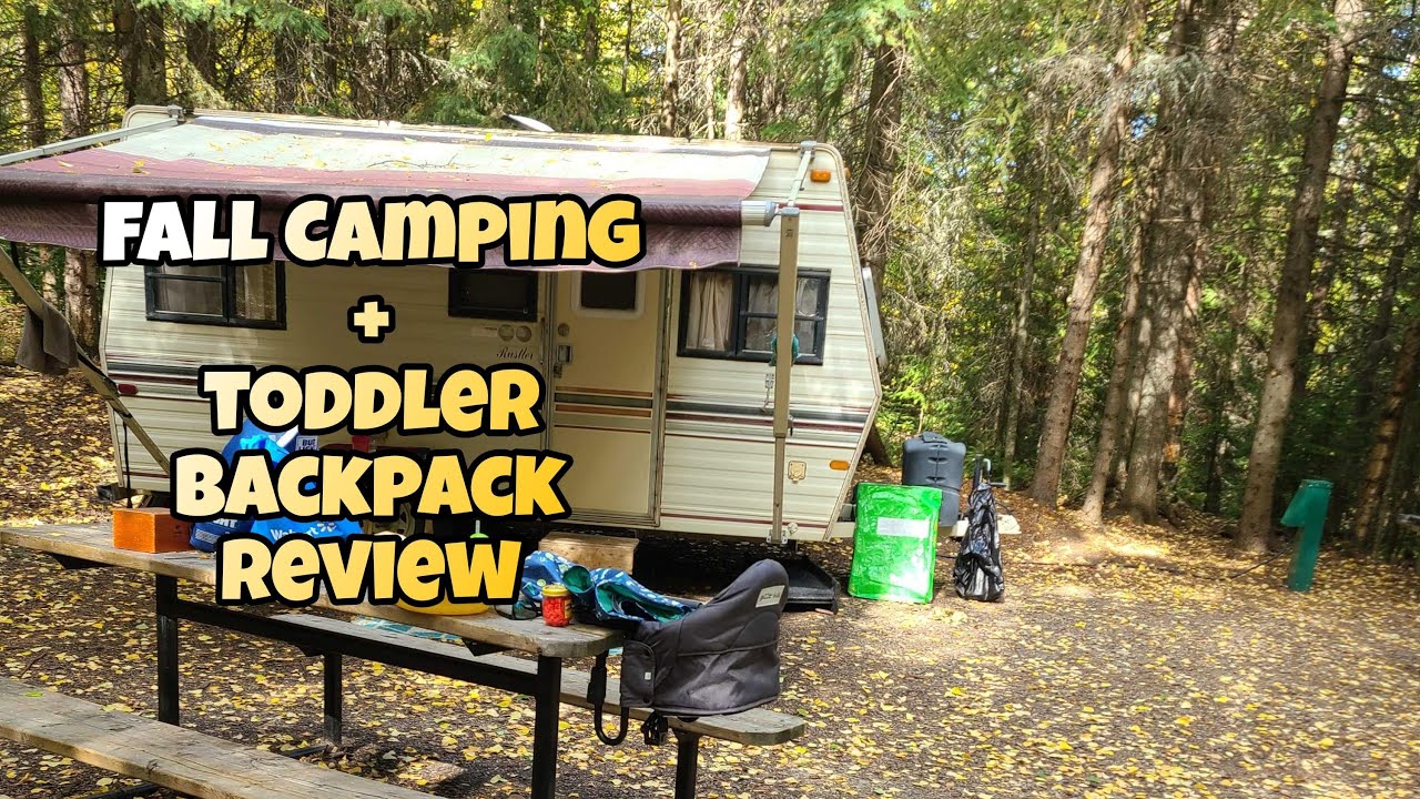 Toddler Hiking Backpack Review Fall Camping YouTube