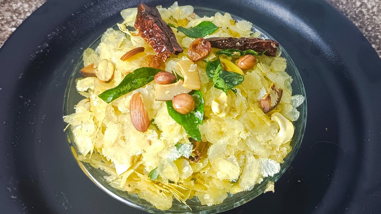 Crispy Poha Mixture| Easy Recipe|Asthetic Indian Recipes