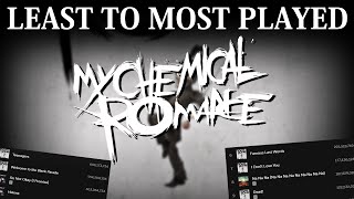 All MY CHEMICAL ROMANCE Songs LEAST TO MOST Plays [2022]