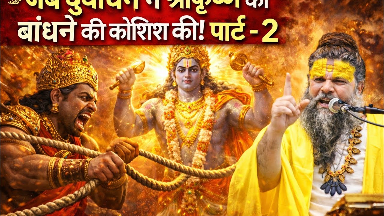 दुर्योधन ने कृष्ण भगवान को बांधने की कोशिश की  part 2