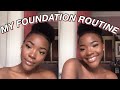 MY FOUNDATION ROUTINE (WOC AND BEGINNER FRIENDLY) | Stephanie Moka